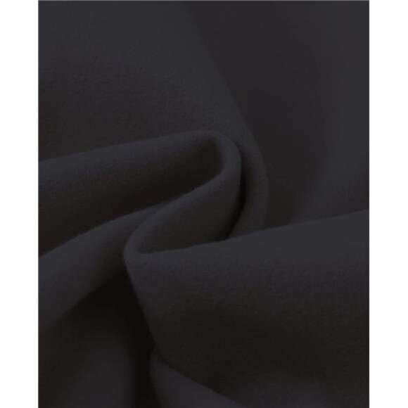 Men's Classic Wool Trench Overcoat Single Breasted Mid Long Wool Blend Top - Picture 6 of 8